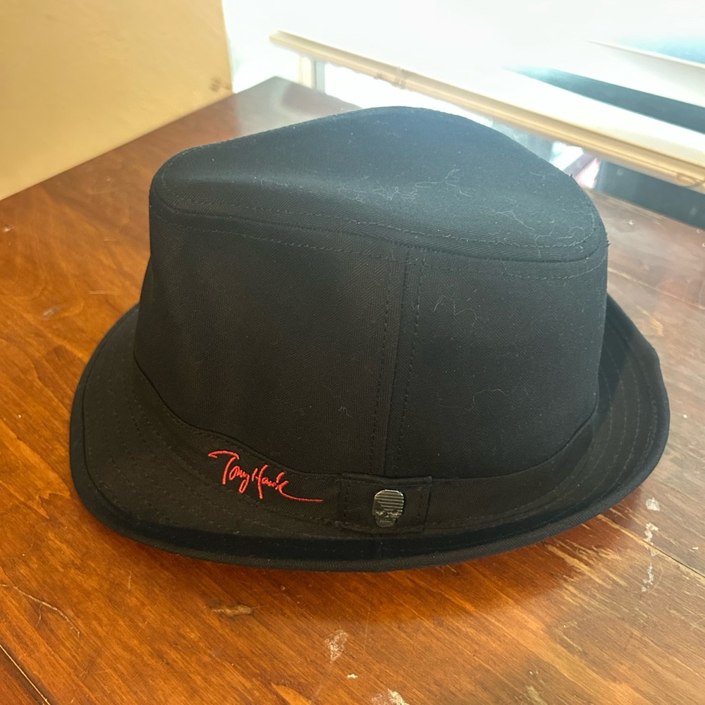 Tony Hawk Black Hat with Red Logo